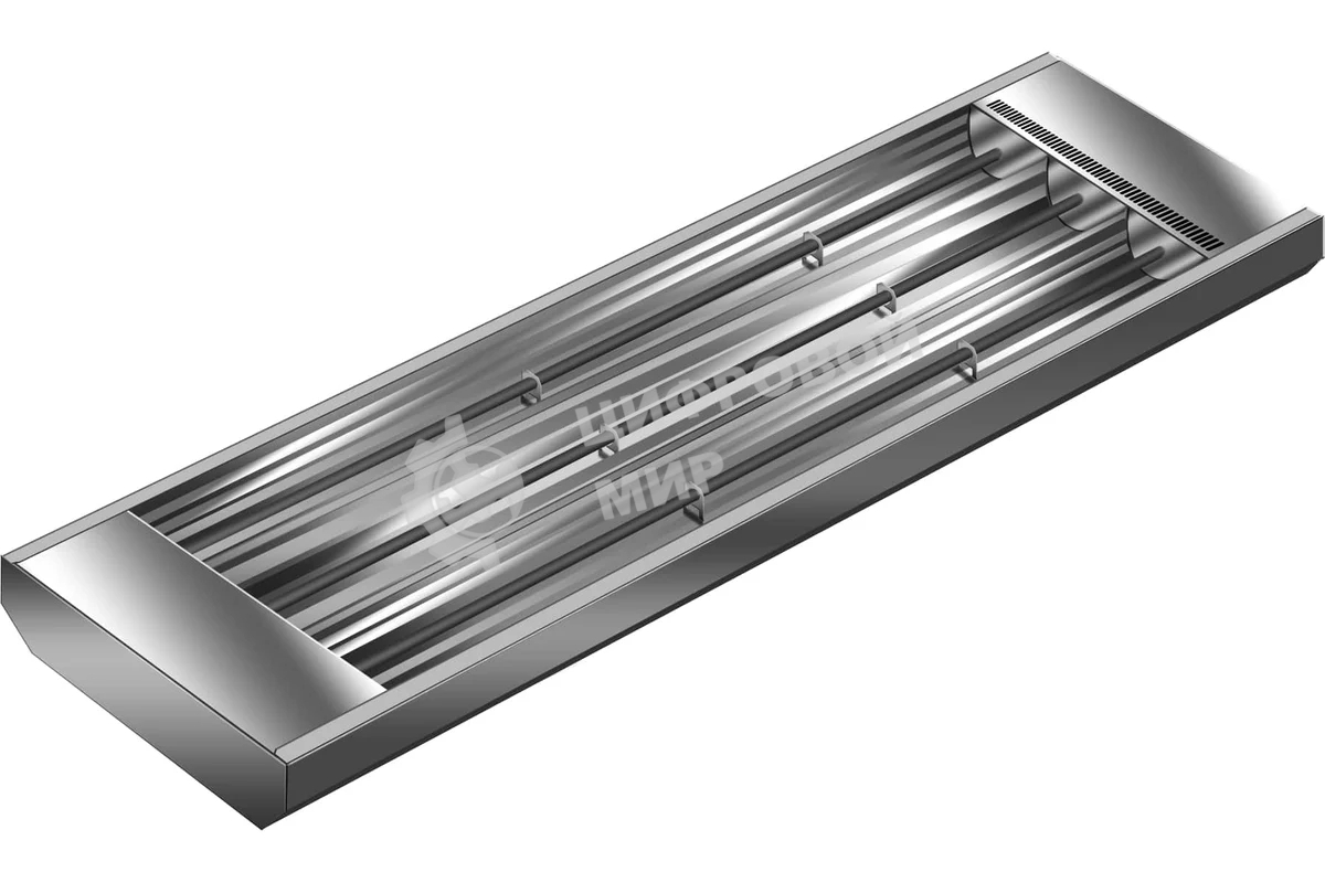 Обогреватель инфракрасный Ресанта ИКО-3000T, серый, 3000 Вт, 30 м2, термостат (67/5/7)