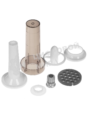 Мясорубка электрическая Аксион М62.01 синий, 2000 Вт, 4.0 кг/мин, реверс, защита от перегрузки, насадки - 4