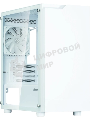 Компьютерный корпус Zalman T4 PLUS, MATX, белый, WINDOW, 1 x Combo (3.5'' or 2.5''), 1x3.5'', 2x2.5