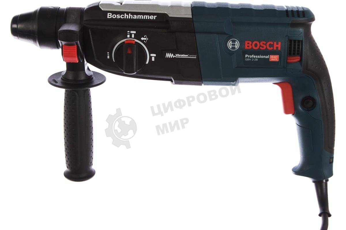 Перфоратор Bosch GBH 2-28 Перфоратор SDS-plus 0611267500 880 Вт, 3.2Дж, 2,9кг, 3реж, L-Case