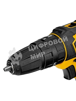 Дрель-шуруповерт Denzel CID-18-0, 18 В, 0 Ач, 30 Нм, щеточный, ударный