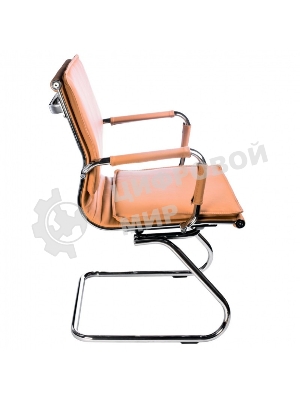 Кресло Бюрократ CH-993-Low-V/Camel светло-коричневый, экокожа, 120 кг, механизм качания, низкая спинка