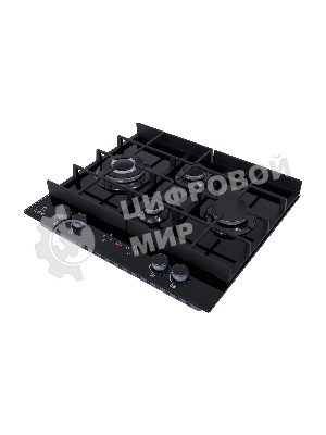 Газовая варочная поверхность LEX GVG 644 T BL независимая, черный