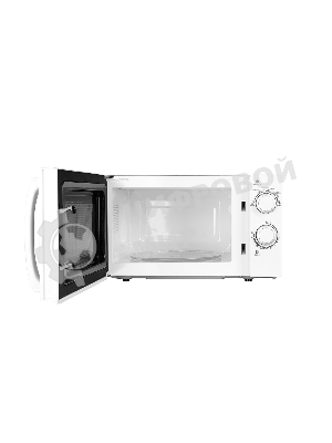 Микроволновая печь Kraft KF20MW7W-102M белый, 20 л, 700 Вт, переключатели - поворотный механизм