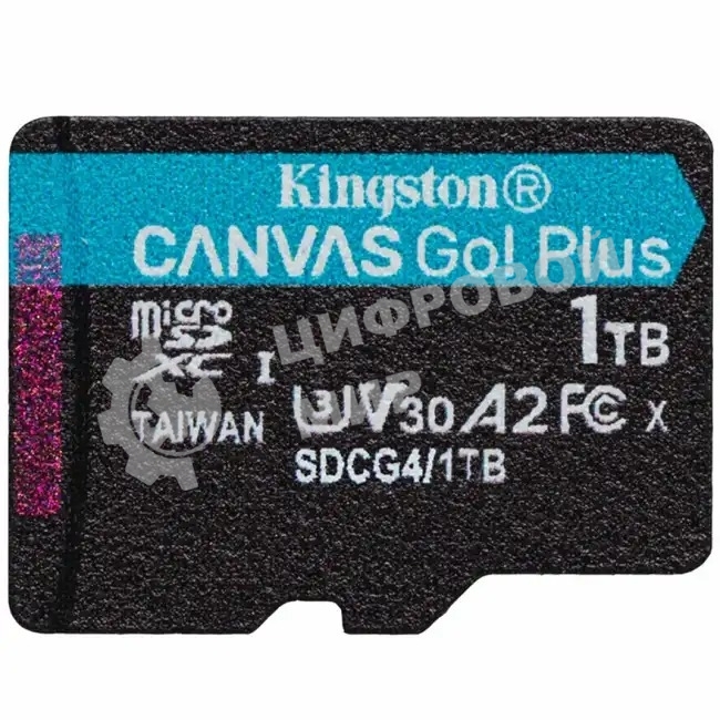 Флеш карта microSDXC 1Tb Kingston SDCG4/1TbSP Canvas Go! Plus w/o adapter