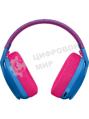 Гарнитура Logitech G435 синий/розовый, беспроводная, Bluetooth/USB, до 18 ч