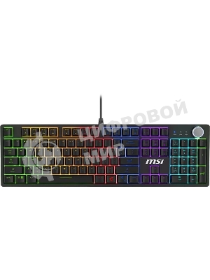Клавиатура MSI Forge GK320 проводная, USB Type-A, чёрный