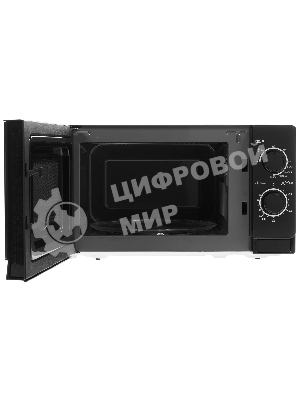 Микроволновая печь Sharp R-6000RK черный, 20 л, 800 Вт, переключатели - поворотный механизм