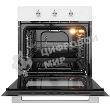Шкаф духовой газовый с электрическим грилем Maunfeld MOGS703W, встраиваемый