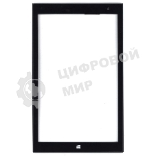 Сенсорное стекло (тачскрин) для Irbis TW46. черное с рамкой