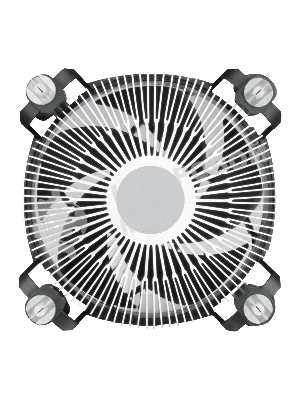Кулер для процессора Arctic Alpine 17 CO серебристый, 92 мм, алюминий, 2700 об/мин, 24.4 дБ, 4 pin, 95 Вт, 77 мм