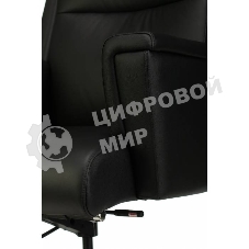 Кресло Бюрократ DUKE черный, кожа