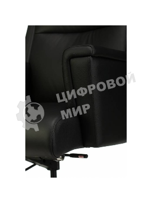 Кресло Бюрократ DUKE черный, кожа