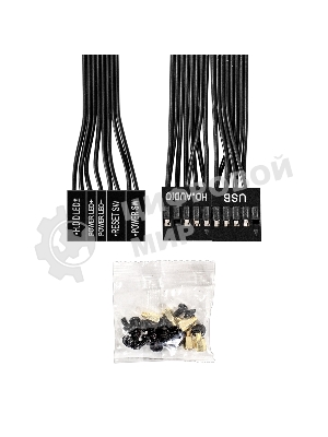 Компьютерный корпус Minitower ExeGate BAA-303M-AA500 (mATX, БП AA500 с вент. 8см, 2*USB, HD Audio, черный)