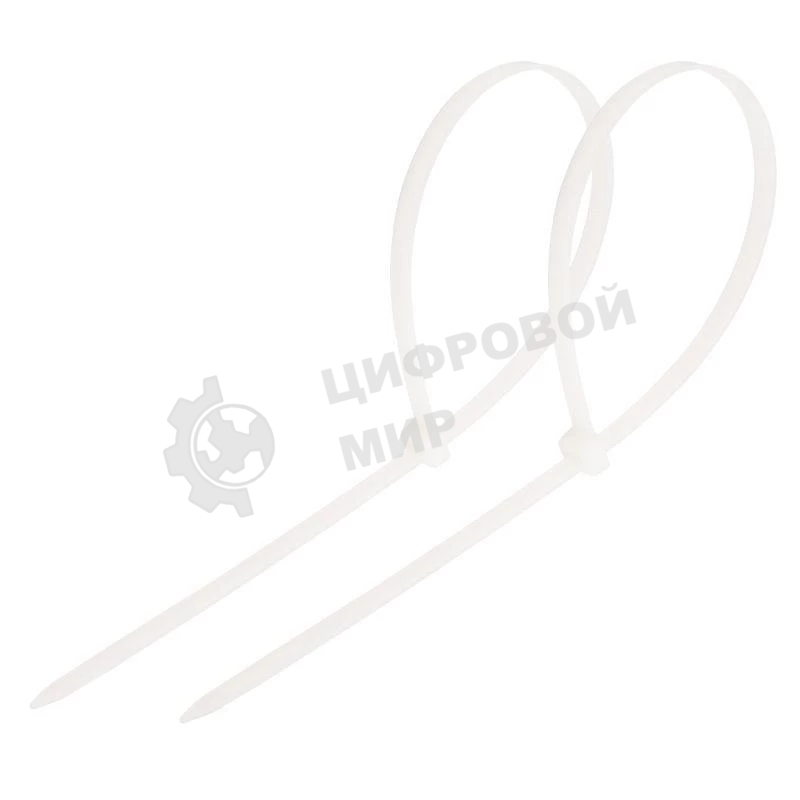 Хомут кабельный Rexant 3.6х250 нейл. белый (уп. 100 шт)