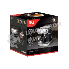 Кофеварка рожковая BQ CM1006 красный-стальной, исп. кофе - молотый, 1,5 л, 850 Вт, 15 бар
