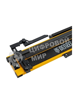 Плиткорез рельсовый Denzel 800х16мм, каретка на подш., стальная станина, усил. рукоятка-пенал