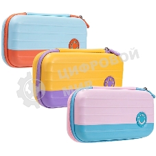 Пенал Deli BC288B Pupal, ассорти 1 отделение, 230x110x55мм EVA