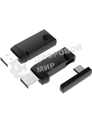 Гарнитура Defender Triple чёрный, беспроводная + проводная, Bluetooth, USB / USB-C, до 48 ч