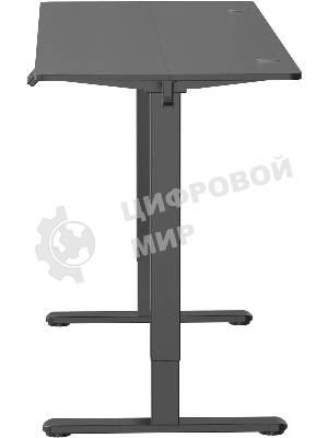 Стол компьютерный Cactus CS-EDL-BBK черный, столешница ДСП, каркас черный