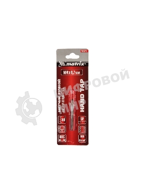 Метчик Matrix ручной М4x0,7 мм, Р6М5