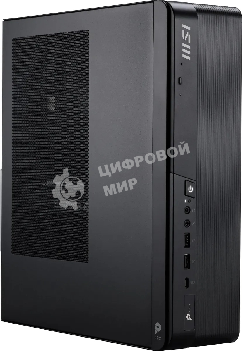 Мини ПК MSI Pro DP80 A14G-007BRU i5 14400 (2.5) Graphics CR без ОС 2xGbitEth WiFi BT 120W черный (936-B20821-007)