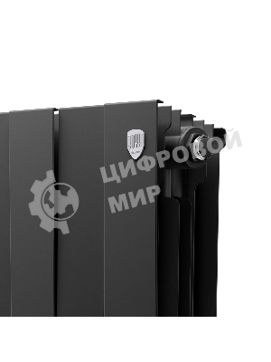 Радиатор биметаллический Royal Thermo PianoForte 300 черный - 10 секц.