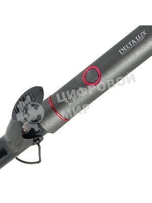 Щипцы для завивки волос DELTA LUX DE-5401 темно-серый, 25 мм, 210 °C, 4 режима