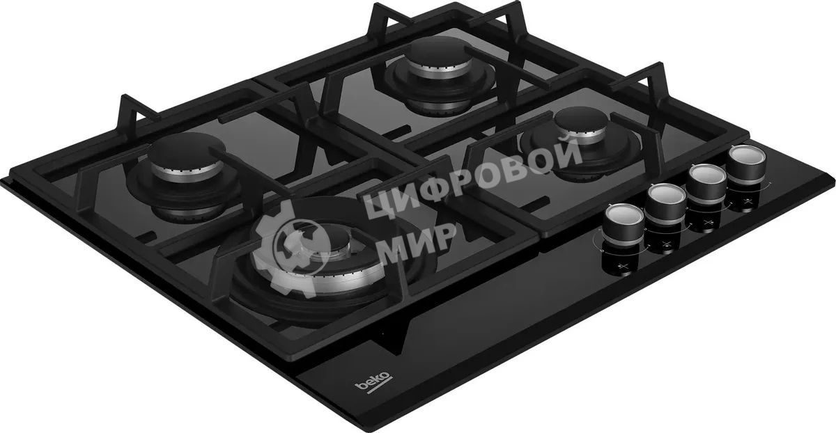 Газовая варочная панель Beko HILW 64235 S, черный