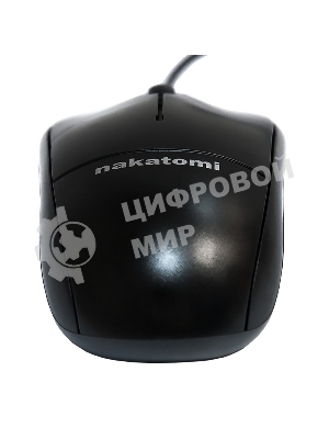 Мышь проводная Nakatomi MON-05U черный, 1000 dpi, USB, кнопки - 3