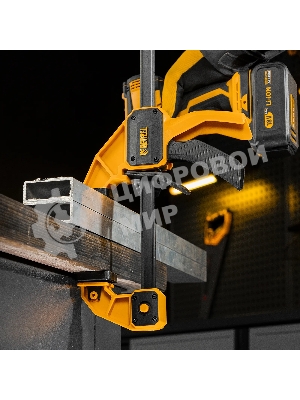 Струбцина Denzel F-образная, быстрозажимная, 450 х 80 мм, усиленный нейлоновый корпус