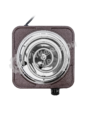 Плита настольная электрическая Centek CT-1508 Siberia коричневый, 1 кВт, ТЭН, конфорки - 1, эмаль, поворотные переключатели