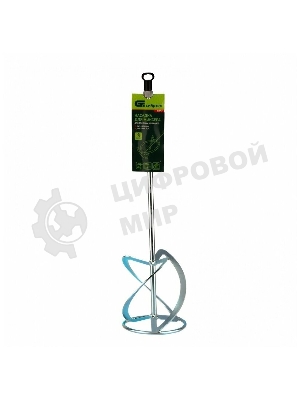 Насадка для миксера Сибртех, для тяжелых растворов,160 х 590 мм, оцинкованная,хвостовик резьба М14