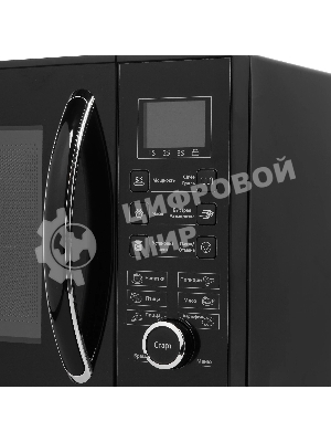 Микроволновая печь BRAYER BR2503 черный, 23 л, 900 Вт, переключатели - кнопки, поворотный механизм