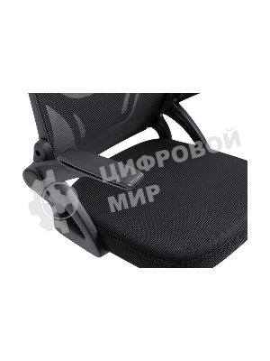 Кресло Defender Office черный, сетка, 120 кг, регулируемые подлокотники