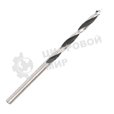 Сверло EDGE by PATRIOT по дереву спиральное 3 мм, W-образная заточка, 1 шт в блистере