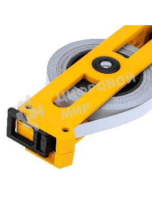 Рулетка геодезическая Denzel 20 м х 13 мм, открытый корпус, металлическая лента