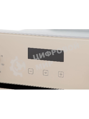 Шкаф духовой электрический Maunfeld EOEM516BG, 45 см, 51 л, бежевый, встраиваемый