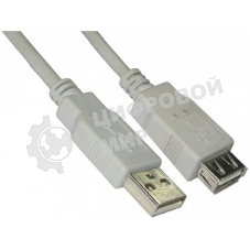 Кабель 5bites удлинитель UC5011-030C USB2.0, AM/AF, 3м.