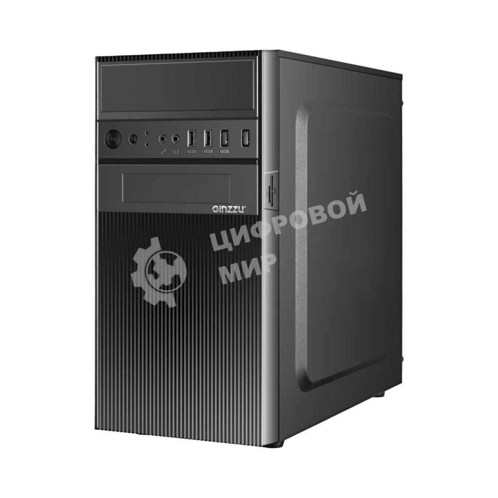 Компьютерный корпус Ginzzu D190 2хUSB 2.0,AU