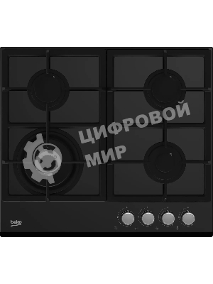 Газовая варочная панель Beko HILW 64235 S, черный