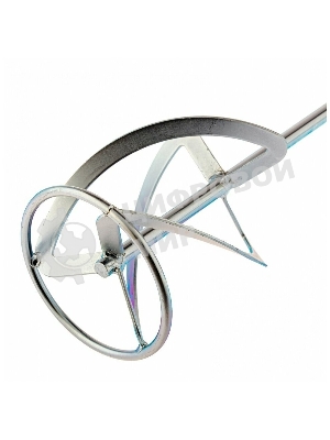 Насадка для миксера Сибртех, для тяжелых растворов,160 х 590 мм, оцинкованная,хвостовик резьба М14