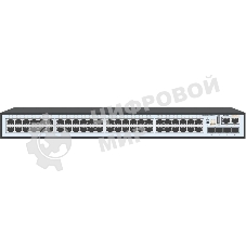 Управляемый коммутатор SNR уровня 2, 48 портов 10/100/1000Base-T, 4 порта 1/10G SFP+
