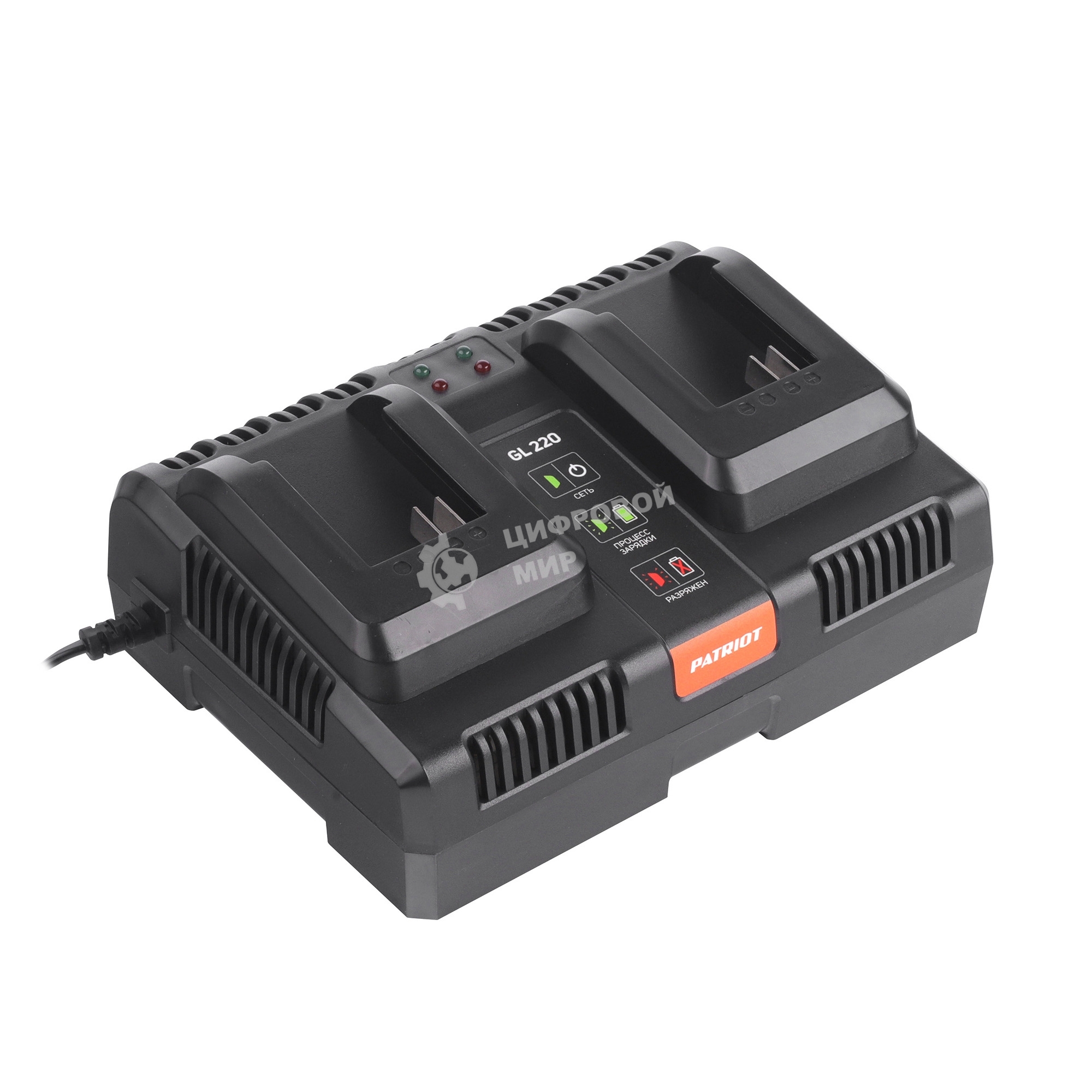 Устройство зарядное универсальное PATRIOT GL 220 21V(Max) 2.2A UES 2 слота UES