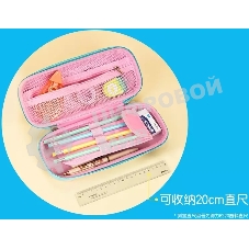 Пенал Deli BC288A Pupal, ассорти 1 отделение, 230x110x55мм EVA