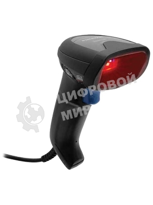 Сканер штрих-кода ручной QW2500 KIT, имидж 2D, 30 скан/сек, USB, черный