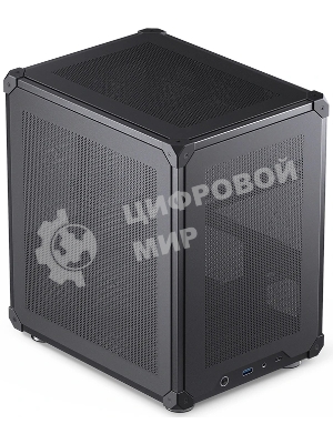 Компьютерный корпус JONSBO C6 Black MATX без БП, mini-ITX, micro-ATX, черный