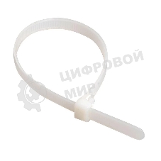 Хомут кабельный IEK UHH50-7-150-100 7х150 нейл. белый многоразовый (уп. 100 шт)