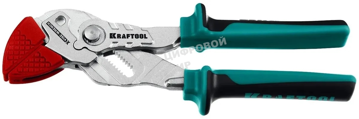 Клещи KRAFTOOL VISE-WRENCH X, 180 мм, клещи переставные-гаечный ключ