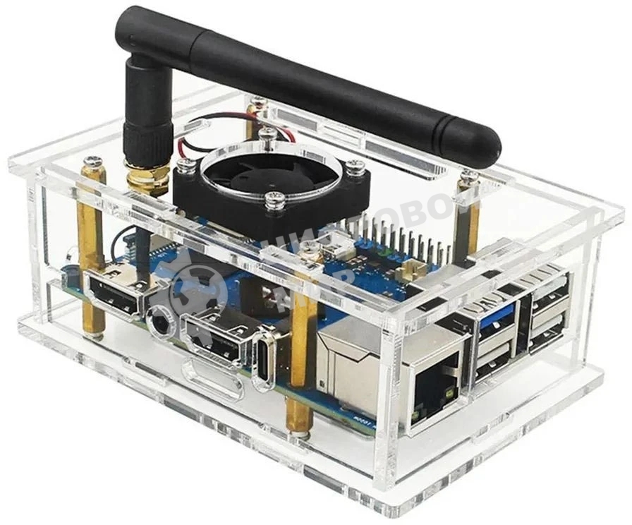 Компьютерный корпус ACD Orange Pi 5 pro Acrylic case